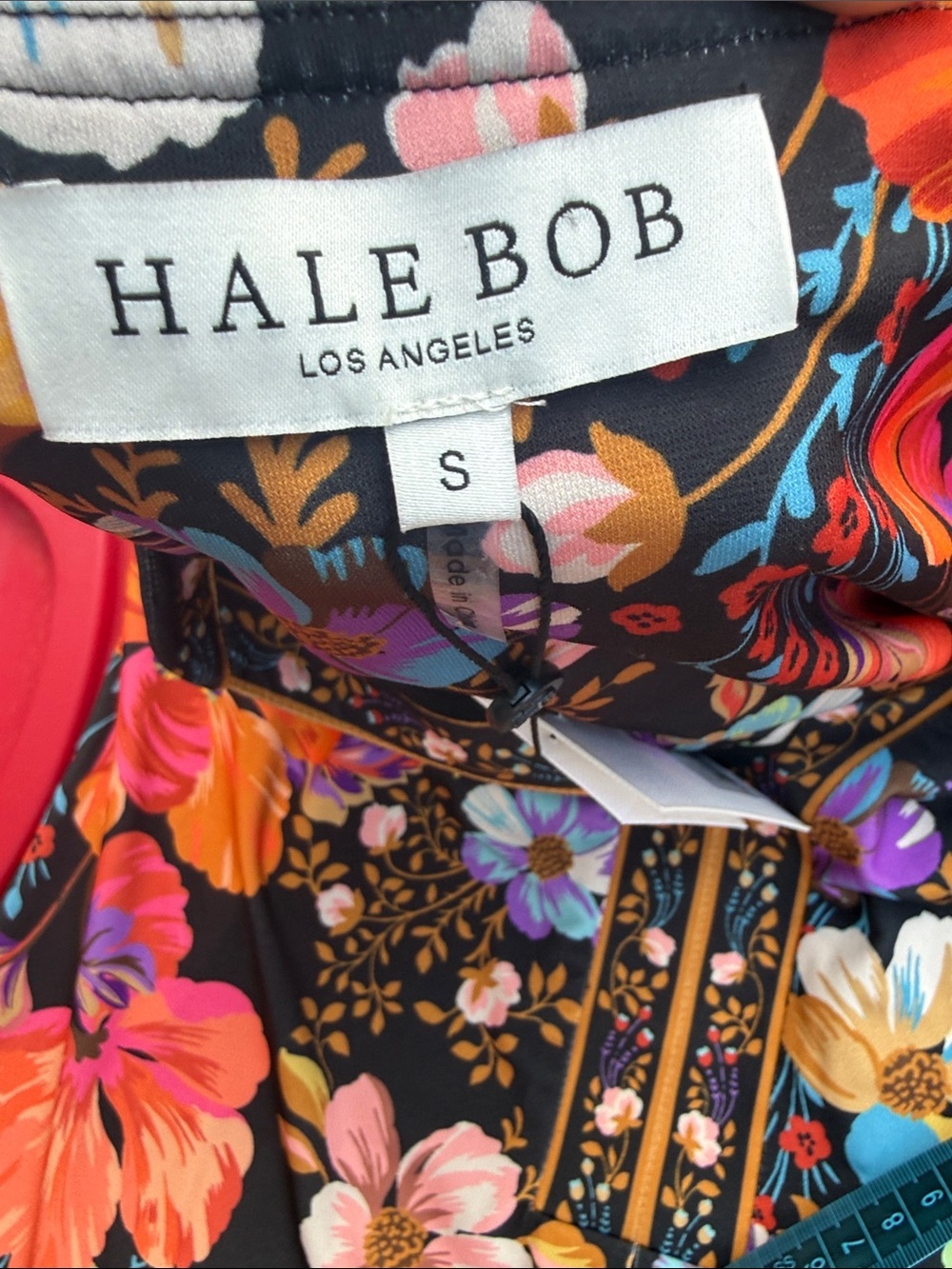 Hale Bob Louna Floral Mini Dress NWT Long Sleeve Boho Luxe Size Small - Picture 12 of 14